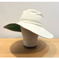 デッドストック ~90's【ビンテージ】ORVIS【オービス】生成り  レディース【コットンハット】【MULTI FIT 54〜57ｃｍ】 
