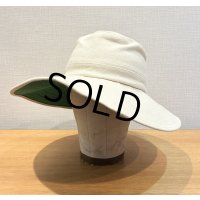 デッドストック ~90's【ビンテージ】ORVIS【オービス】生成り  レディース【コットンハット】【MULTI FIT 54〜57ｃｍ】 