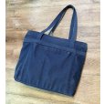 画像3: ∼70's【ビンテージ】【紺ｘ白】模様【トートバッグ】<br> (3)