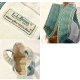 画像2: 80's【ビンテージ】【L.L.bean】【エルエルビーン】 白ｘ緑【キャンバス】【ミニトートバッグ】【ビーントート】<br> (2)