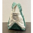 画像5: 80's【ビンテージ】【L.L.bean】【エルエルビーン】 白ｘ緑【キャンバス】【ミニトートバッグ】【ビーントート】<br> (5)