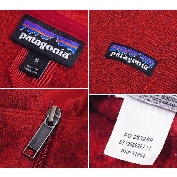 画像2: 【パタゴニア】patagonia【ワイン】【ハーフジップ】【ベターセーター】【サイズＭ】 