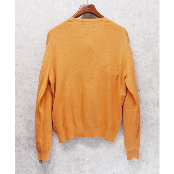 画像3: 90’s ビンテージ【ラルフローレン】POLO RALPH LAUREN【オレンジ】【Vネック】PIMAコットン【コットンセーター】【サイズL】  