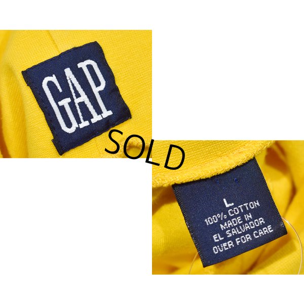 画像2: ビンテージ 【GAP】オールドギャップ【マスタード】無地【タートルネックロンT】【サイズL】 