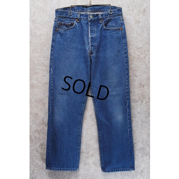 画像1: 80's【USA製】【ビンテージ】【LEVI'S】【リーバイス５０１】501【デニムパンツ】【33ｘ30】 