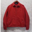画像1: 〜90's ビンテージ【ラルフローレン】【RALPH LAUREN】【赤】コットン【スウィングトップ】【ジップアップブルゾン】【サイズM】<br> (1)