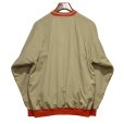 画像3: 90's【USA製】ビンテージ【PM SPORTS】【ベージュｘ赤リブ】【クロスネック】プルオーバー【裏地フリース】【サイズL】<br> (3)
