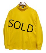ビンテージ 【GAP】オールドギャップ【マスタード】無地【タートルネックロンT】【サイズL】 