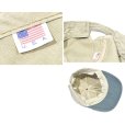 画像2: 90's~【USA製】【ビンテージ】【ベージュ×ツバ緑】BBキャップ【ベースボールキャップ】フリーサイズ<br> (2)