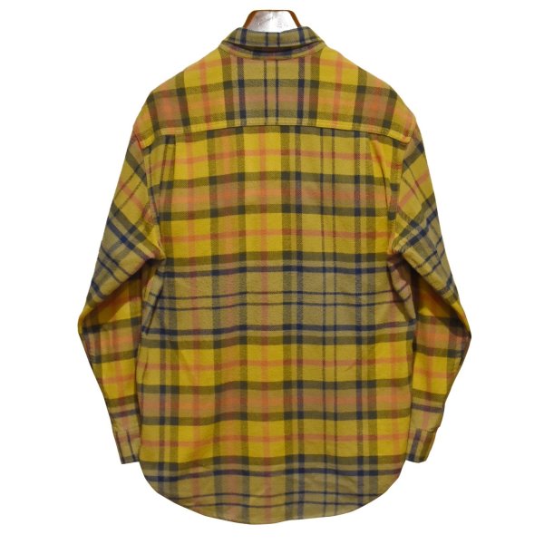 画像3: 90's~【ビンテージ】【オールドギャップ】【GAP】オレンジ【チェック柄】【ネルシャツ】フランネルシャツ【BDシャツ】【サイズL】 