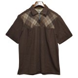 50's~60's ビンテージ【SPORTMAN 】スポーツマン【ブラウン】アーガイル【S/Sプルオーバー】ウール【シャツ】【サイズL】 
