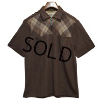 50's~60's ビンテージ【SPORTMAN 】スポーツマン【ブラウン】アーガイル【S/Sプルオーバー】ウール【シャツ】【サイズL】 