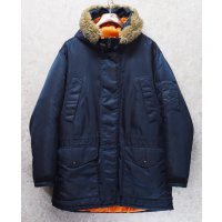 90's【ビンテージ】L.L.Bean【ＬＬビーン】【紺】N-3B型【中綿入りパーカー】【サイズL】 
