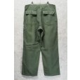 画像4: 【60's】【米軍実物】【ビンテージ】【U.S.ARMY】OG107【UFOボタン】Wステッチ【ボタンフライ】【ベイカーパンツ】【ユーティリティパンツ】【38ｘ31】<br> (4)