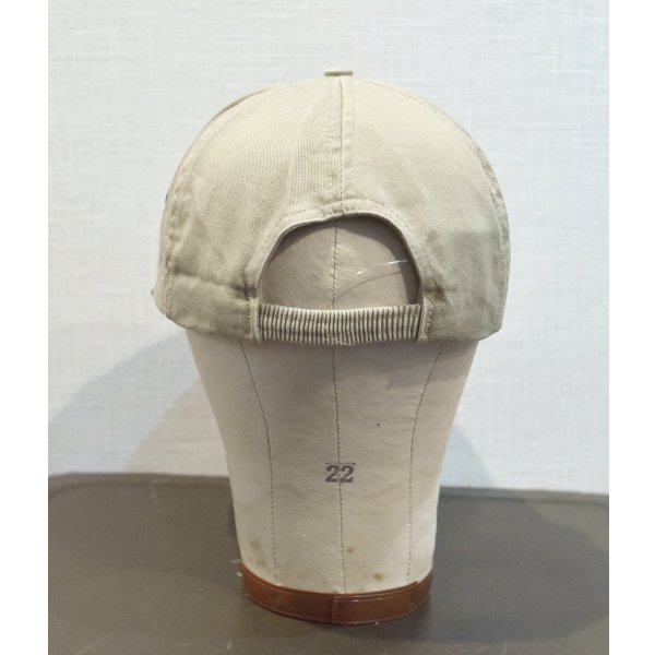 画像5: 90's~【USA製】【ビンテージ】【ベージュ×ツバ緑】BBキャップ【ベースボールキャップ】フリーサイズ 