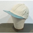 画像1: 90's~【USA製】【ビンテージ】【ベージュ×ツバ緑】BBキャップ【ベースボールキャップ】フリーサイズ<br> (1)