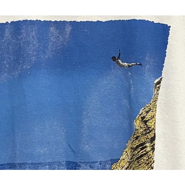 画像4: ビンテージ【ラ・ケブラータ】La Quebrada【飛び込み】海 イラスト【白】Tシャツ【サイズXL程度】 