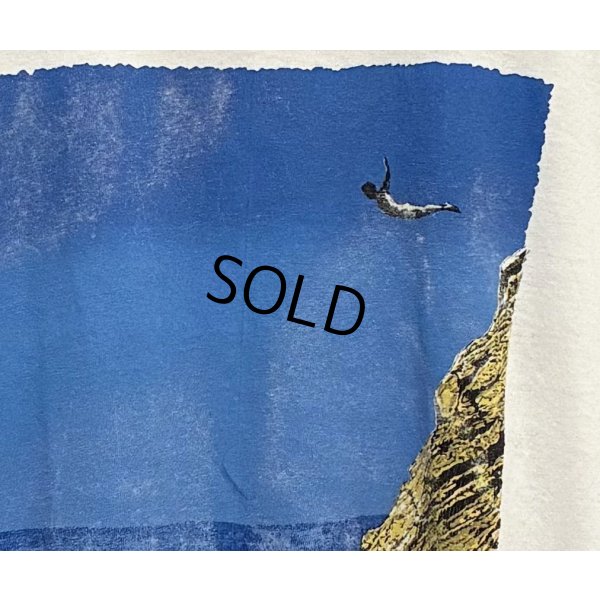 画像4: ビンテージ【ラ・ケブラータ】La Quebrada【飛び込み】海 イラスト【白】Tシャツ【サイズXL程度】 