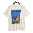 画像1: ビンテージ【ラ・ケブラータ】La Quebrada【飛び込み】海 イラスト【白】Tシャツ【サイズXL程度】<br> (1)