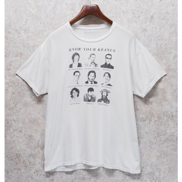 画像4: 【ビンテージ】【 KNOW YOUR KEANUS】白【キアヌ・リーヴス】プリント【Tシャツ】 サイズXL 