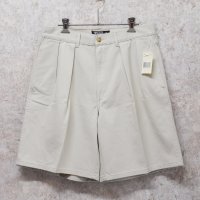 新品未使用 ビンテージ【POLO RALPH LAUREN】オールドラルフローレン【オフホワイト】tyler short【２タック】ショートパンツ【短パン】【コットンショーツ】【W32】 
