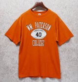 90’s【USA製】【Russell】【ラッセル】【オレンジ】Paterson University【パターソン大学】フットボール【Tシャツ】【サイズXL】 