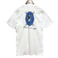 画像3: 90's【USA製】 ビンテージ【FRUIT OF THE LOOM 】フルーツオブザルーム【Adventure in~】狸【白】【 Tシャツ】【サイズM】<br> (3)