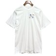 画像4: 90's【USA製】 ビンテージ【FRUIT OF THE LOOM 】フルーツオブザルーム【Adventure in~】狸【白】【 Tシャツ】【サイズM】<br> (4)