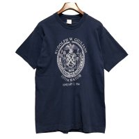 90's【USA製】 ビンテージ【FRUIT OF THE LOOM 】フルーツオブザルーム【RUDOLPH〜】紺【 Tシャツ】【サイズL】 