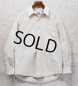 90's【ビンテージ】【オールドギャップ】【GAP】【オフホワイト】【コットンシャツ】【サイズM】 