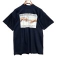 画像1: ビンテージ【ARTHUR JACOB'S】【MICHELANGELO】ミケランジェロ【紺】【Ｔシャツ】【サイズＸＬ】<br> (1)