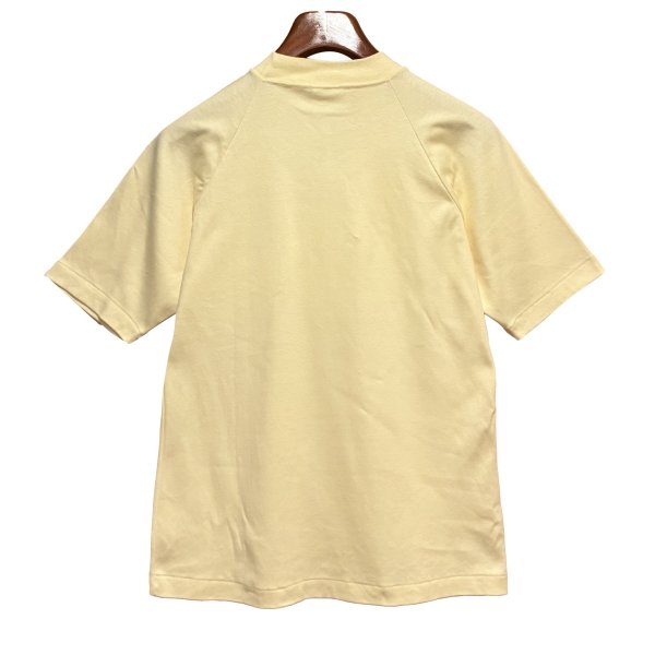 画像3: 【USA製】 ビンテージ【ROBERT BRUCE】【ロバートブルース】【ライトイエロー】【無地】【ポケット付き】【Tシャツ】【サイズM】 