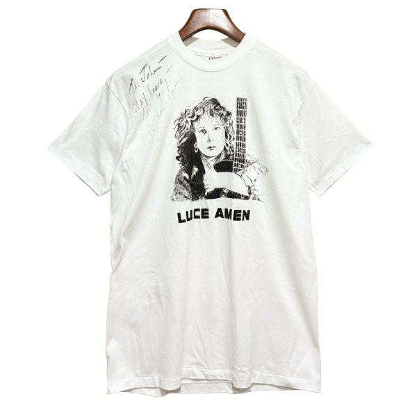 画像3: 【90's】【USA製】【ビンテージ】【Hanes】ヘインズ【LUCE AMEN】【白】【バンド】【Tシャツ】【サイズL】 