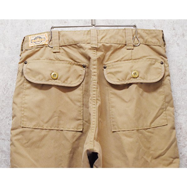 画像4: ビンテージ【SAFTBAK】【サフトバック】ベージュxオリーブ ハンティングパンツ 【W32程度】 