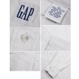 画像2: 90's【ビンテージ】【オールドギャップ】【GAP】【オフホワイト】【コットンシャツ】【サイズM】<br> (2)
