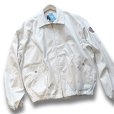 画像1: 90’s USA製【ビンテージ】【Willis＆Giger】【ウィリス＆ガイガー】白【コットン】【ジップアップジャケット】サイズL<br> (1)
