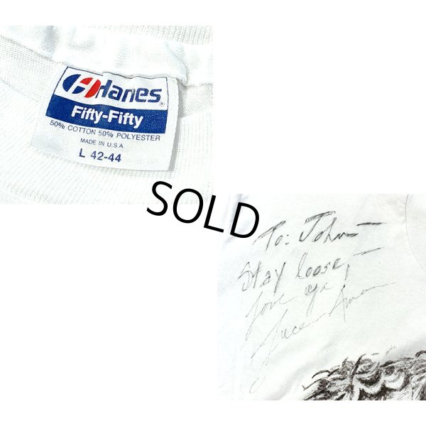 画像2: 【90's】【USA製】【ビンテージ】【Hanes】ヘインズ【LUCE AMEN】【白】【バンド】【Tシャツ】【サイズL】 