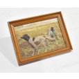 画像2: 【ビンテージ】アンティーク【２頭のイングリッシュセッター】フレーム付き【絵画】【雑貨】置物<br> (2)