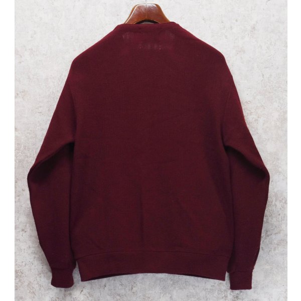 画像3: 80's ＵＳＡ製【ビンテージ】アーニー【ARNIE】【エンジ】【アクリルカーディガン】【サイズL】 