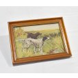 画像2: 【ビンテージ】アンティーク【イングリッシュセッター×アイリッシュセッター】フレーム付き【絵画】【雑貨】置物<br> (2)