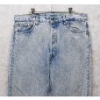 画像3: 90's【ビンテージ】【USA製】【LEVI'S】【リーバイス】【501】ケミカルウォッシュ【デニムパンツ】【36×30】<br> (3)