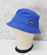 未使用【ビンテージ】patagonia【パタゴニア】【青×花柄】【サンハット】帽子【バケットハット】【KIDS S】 