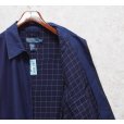 画像4: 【ビンテージ】【ラルフローレン】【POLO RALPH LAUREN】【紺ｘ裏地紺格子柄】ジップアップ【ブルゾン】スウィングトップ【サイズＸＬ】<br> (4)