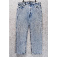 90's【ビンテージ】【USA製】【LEVI'S】【リーバイス】【501】ケミカルウォッシュ【デニムパンツ】【36×30】 