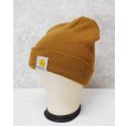 画像5: 【ビンテージ】【carhartt】【カーハート】【ブラウン】【ロゴ】 【ニットキャップ】ビーニー 【ニット帽】 <br> (5)