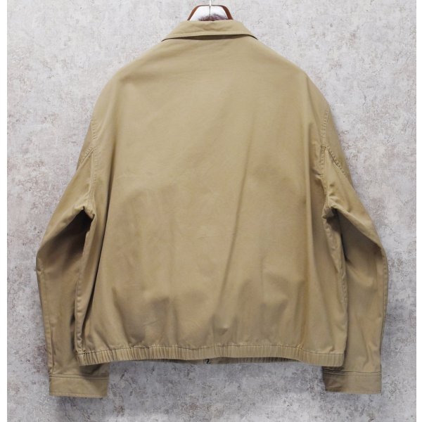 画像4: ~90's【RALPH LAUREN】【ラルフローレン】【ベージュ×裏地チェック】【コットンジャケット】【ジップアップコート】【サイズXXL】 