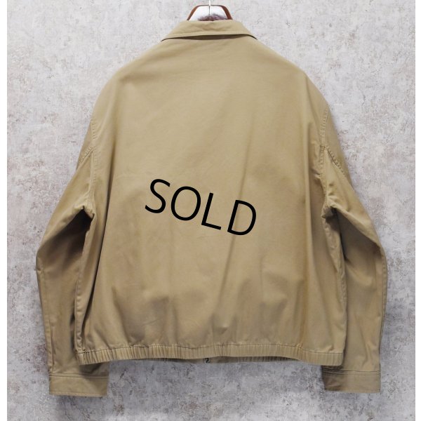 画像4: ~90's【RALPH LAUREN】【ラルフローレン】【ベージュ×裏地チェック】【コットンジャケット】【ジップアップコート】【サイズXXL】 