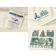 画像2: ビンテージ【ジャージーズ】【JERZEES】ILLINOIS NAUVOO プリント【白】【Ｔシャツ】【サイズXL】<br> (2)