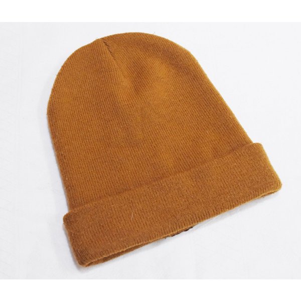 画像3: 【ビンテージ】【carhartt】【カーハート】【ブラウン】【ロゴ】 【ニットキャップ】ビーニー 【ニット帽】  
