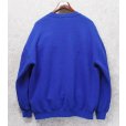 画像3: 90'ｓ【USA製】【RUSSELL】ラッセル 【ビンテージ】青 ブルー【無地】【クルーネック】前V スウェット【サイズXXL】<br> (3)